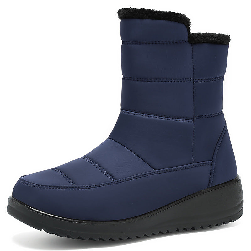 Damen Thermo-Winterstiefel mit rutschfester Sohle und isolierendem Innenfutter R&B