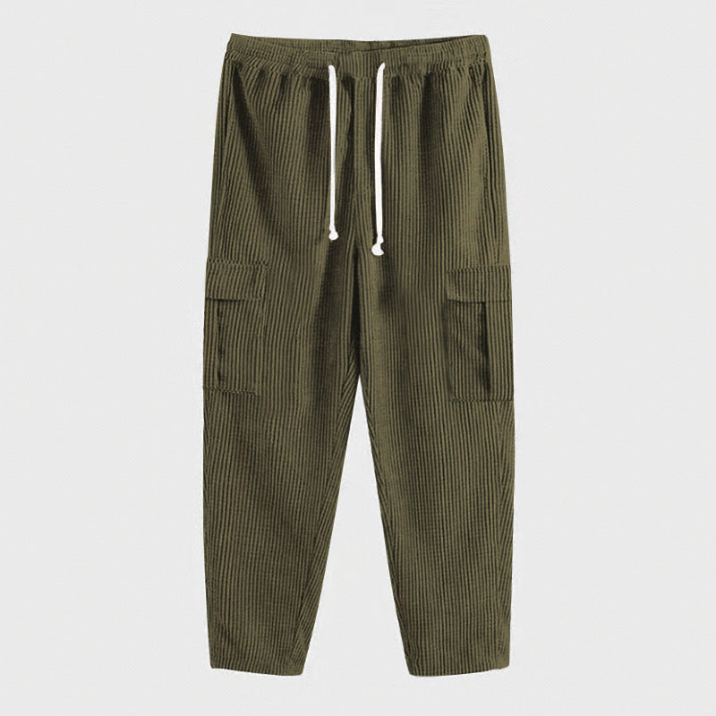 Damen Cargo-Hose mit elastischem Bund und praktischen Seitentaschen R&B