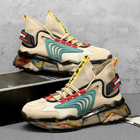 Damen Sportliche Sneakers mit ergonomischem Dämpfungssystem und atmungsaktiver Mesh-Oberfläche R&B