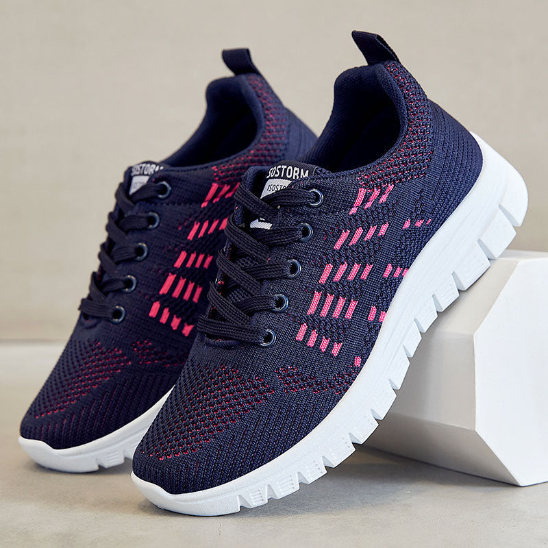 Damen Sportliche und atmungsaktive Sneakers mit elastischem Obermaterial R&B