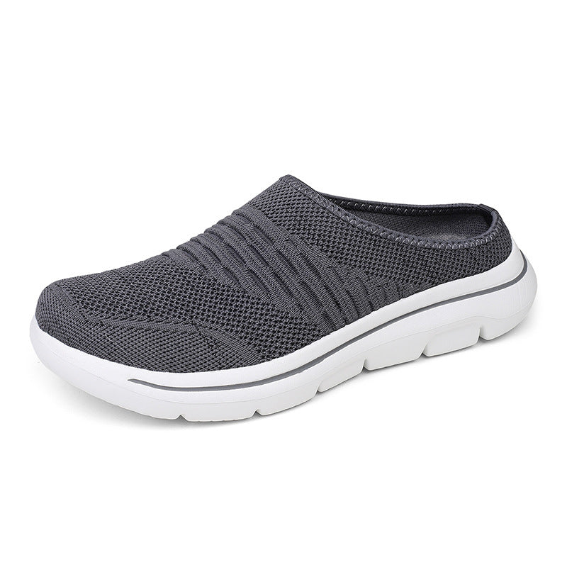 Damen nan atmungsaktive Strick-Slipper Clog mit orthopädischem Memory-Schaum-Fußbett R&B