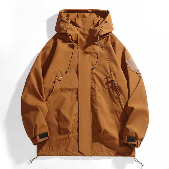 Damen Outdoor-Jacke mit verstellbarer Kapuze und atmungsaktiven Einsätzen R&B