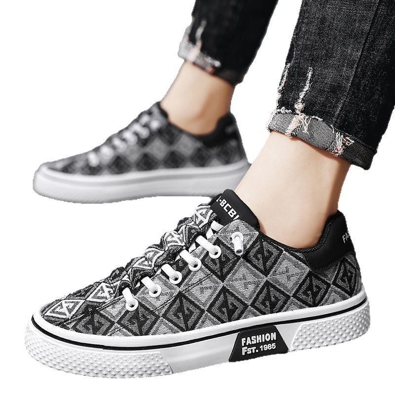 Damen modische Sneakers mit einzigartigem Muster und hohem Tragekomfort R&B