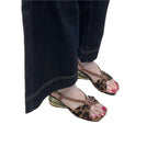 Damen elegante Bogen-Sandalen mit Riemchen R&B