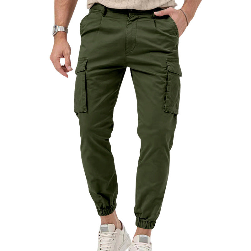 Herren Cargo-Hose mit elastischem Bund und praktischen Utility-Taschen R&B