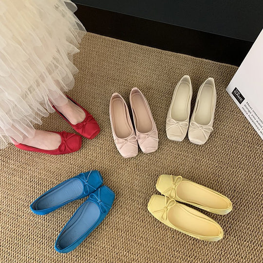 Damen Ballerina mit elegantem Schleifendetail R&B