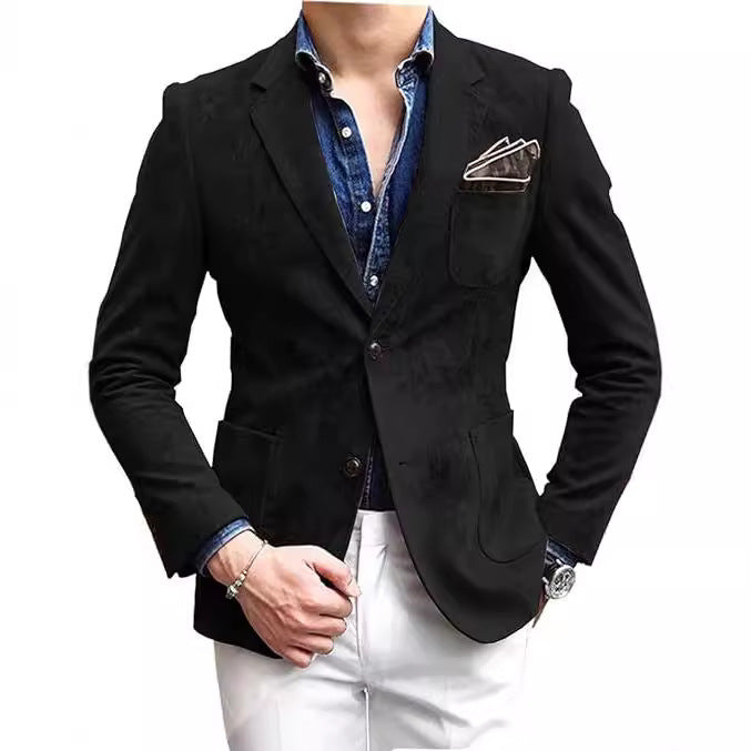 Herren Elegant strukturierter Blazer R&B