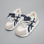 Damen Sportliche Sneaker mit atmungsaktivem Mesh-Obermaterial und dämpfender Sohle R&B