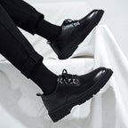 Damen klassiche Schnürschuhe mit rutschfester Sohle und elegantem Design