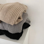 Damen Oversized Strickcardigan mit tiefen Raglanärmeln