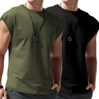 Herren ärmelloses T-Shirt Set R&B