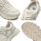 Damen Chunky Sneakers mit trendigem Design und stoßdämpfender Sohle R&B