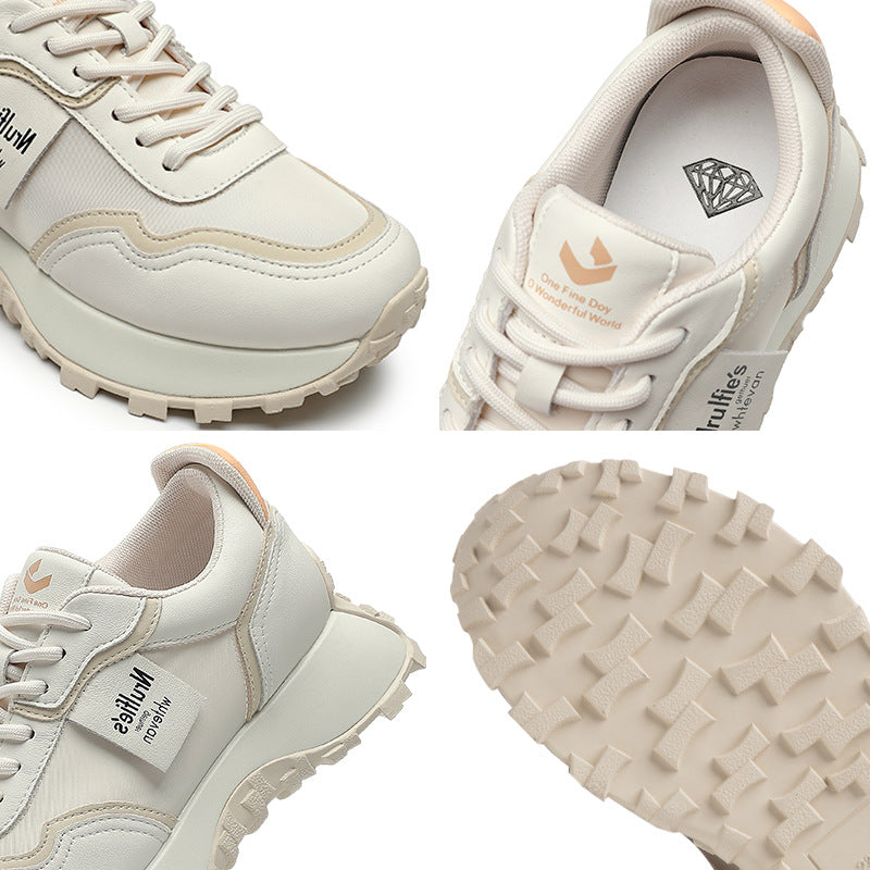 Damen Chunky Sneakers mit trendigem Design und stoßdämpfender Sohle R&B