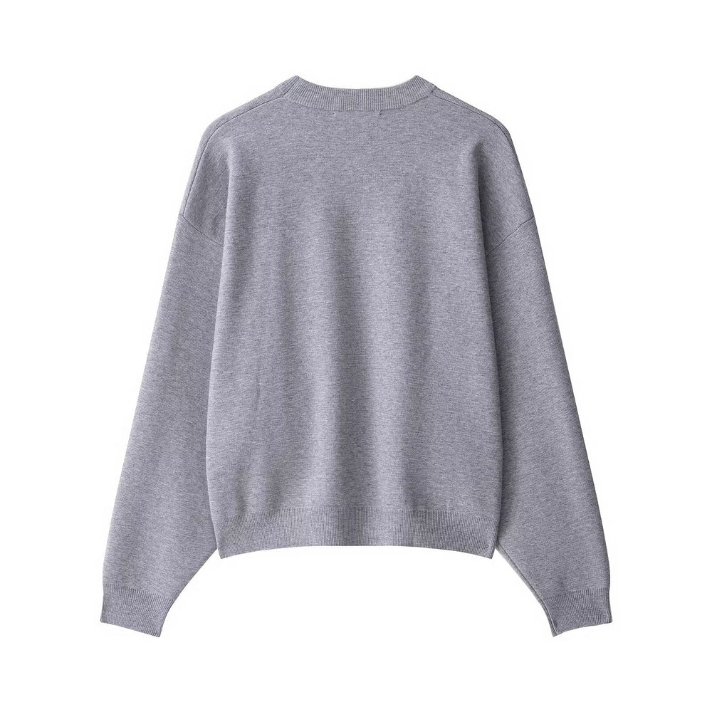 Damen lässiger Oversized Pullover R&B