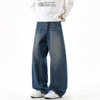 Damen Weit geschnittene Denim-Jeans im Vintage-Stil