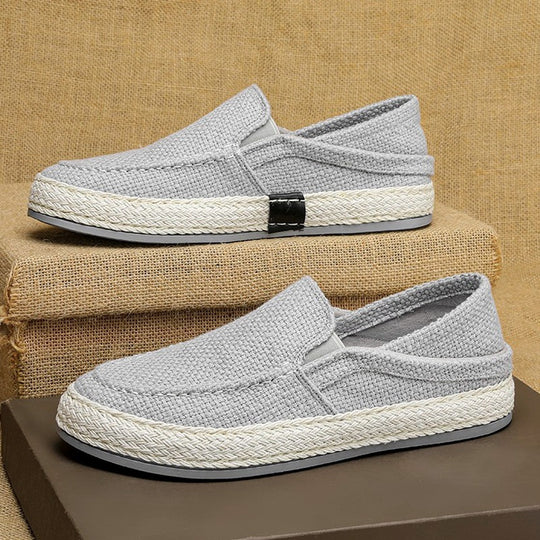 Damen bequeme Espadrilles mit elastischen Einsätzen und flexibler Sohle R&B