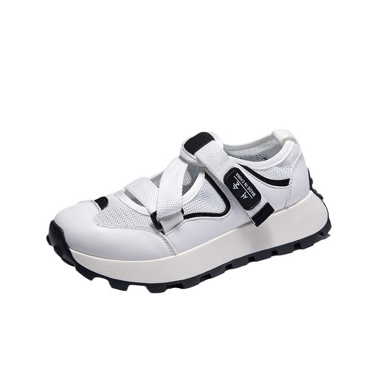 Damen Sportliche Freizeitschuhe mit verstellbarem Riemen und rutschfester Sohle R&B