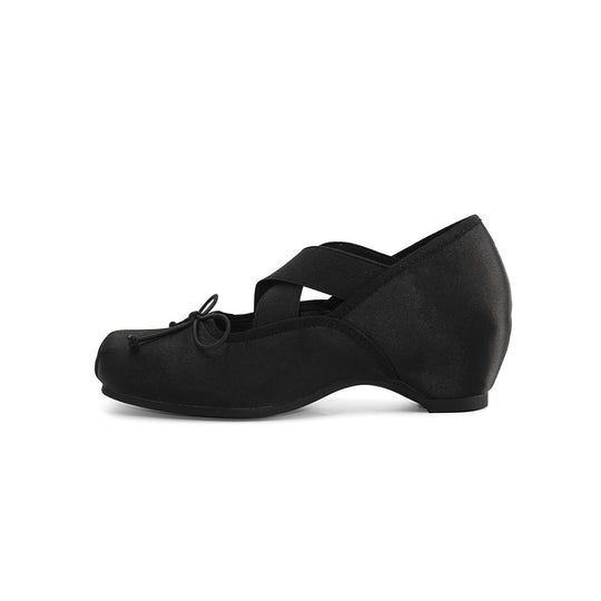Damen Ballerinas mit modischem Strassdetails und komfortablem Gummiband R&B