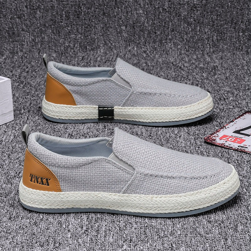 Damen Lässige Slip-On Sneakers mit strapazierfähigem Obermaterial und rutschfester Sohle R&B