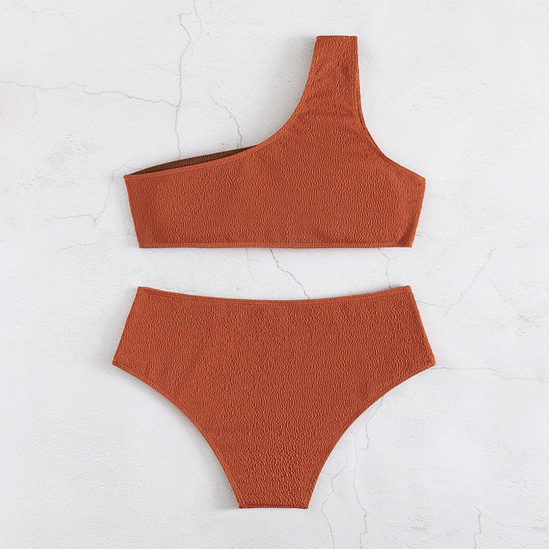 Damen einseitiger Crop-Bikini