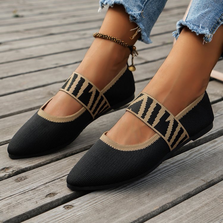 Damen Komfortable und atmungsaktive Ballerinas R&B