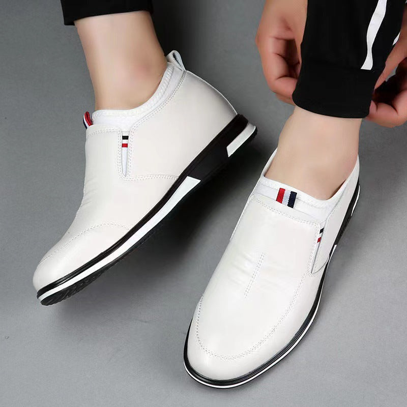 Damen Bequeme Slip-On Leder Sneakers mit modischem Design R&B