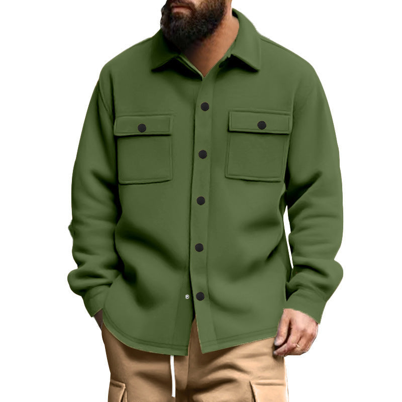 Herren strukturierte Arbeitsjacke mit praktischen Taschen R&B