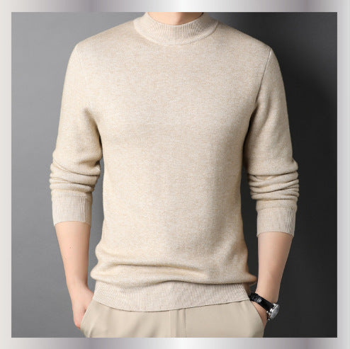 Herren Pullover mit hohem Kragen R&B