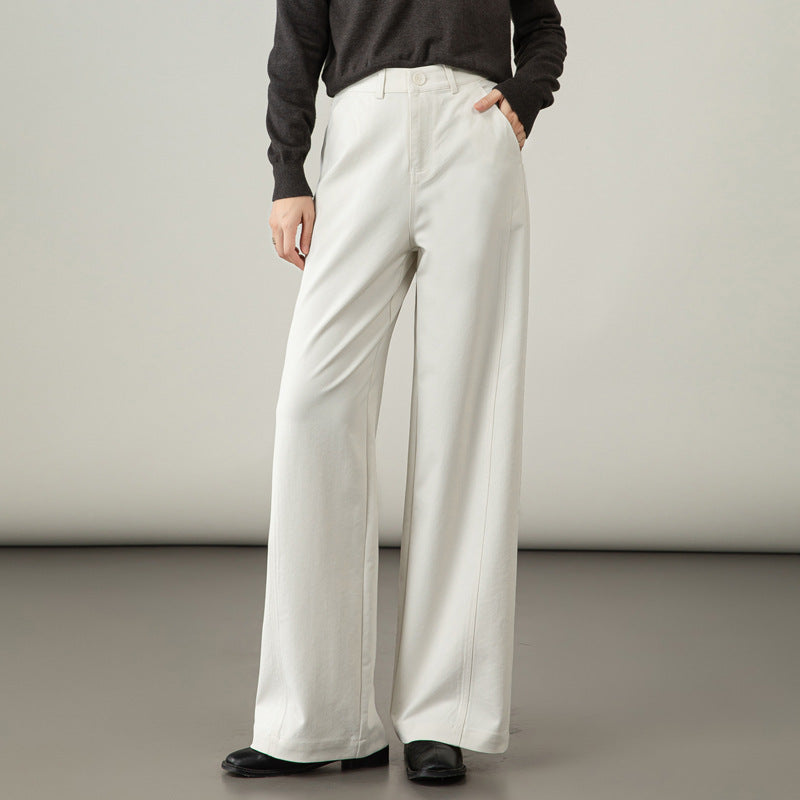 Damen Weite Stoffhose elegant verarbeitet