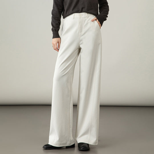 Damen Weite Stoffhose elegant verarbeitet