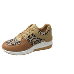 Damen Sneakers im modernen Leoprint-Design mit komfortabler Sohle R&B