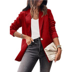 Damen eleganter Blazer mit ausgefallenem Schnitt und dezenten Knopfdetails R&B