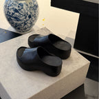 Damen Plattform-Sandalen mit elegantem Schnitt und hochwertigem Obermaterial
