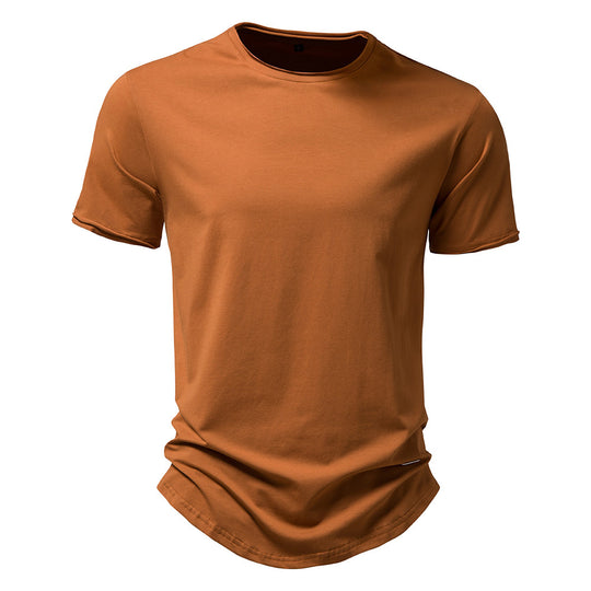 Herren Premium Baumwoll T-Shirt mit trendigem Schnitt R&B