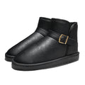 Damen elegante kurze Stiefel mit verstellbarem Riemen R&B