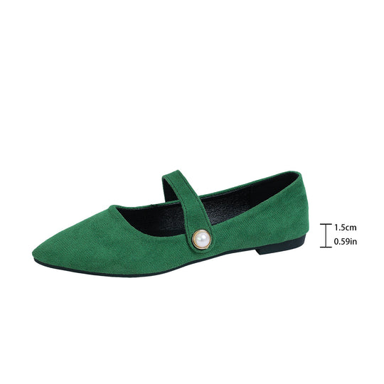 Damen Elegante Slingback-Ballerinas mit modischem Perlen-Detail R&B