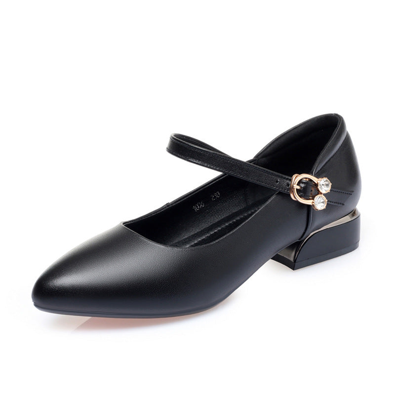 Damen Mary Jane Pumps mit modischem Schmuckdetail und komfortablem Blockabsatz R&B