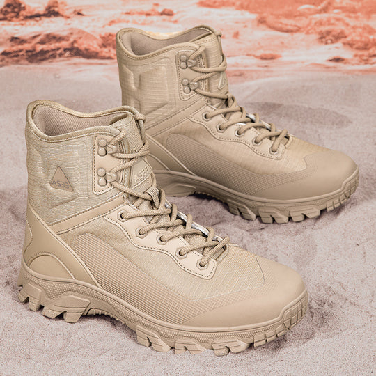 Herren taktische Outdoorschuhe mit atmungsaktiver Membran und rutschfester Sohle R&B