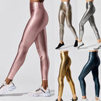 Damen Hochglänzende Leggings im eleganten Design