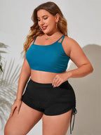 Damen Sportliche Rüschenshorts R&B