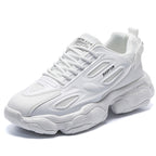Damen Modische Sneakers mit stoßdämpfendem Sohlenprofil und atmungsaktivem Obermaterial