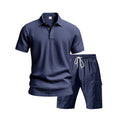 Herren Freizeit-Set mit atmungsaktivem Polo-Shirt und komfortablen Shorts R&B