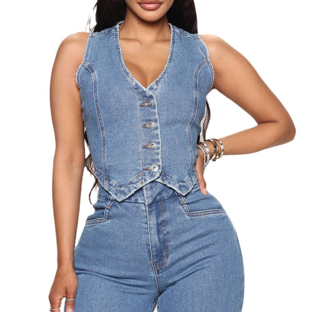 Damen Jeansweste R&B