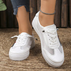 Damen Sportliche Sneakers mit atmungsaktivem Mesh-Obermaterial und flexiblem Fußbett R&B