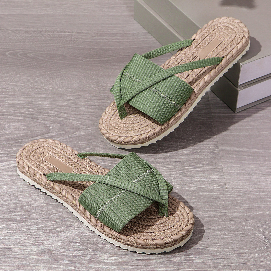 Damen Sommer-Sandalen mit ergonomischem Fußbett und modischem Riemchen-Design R&B