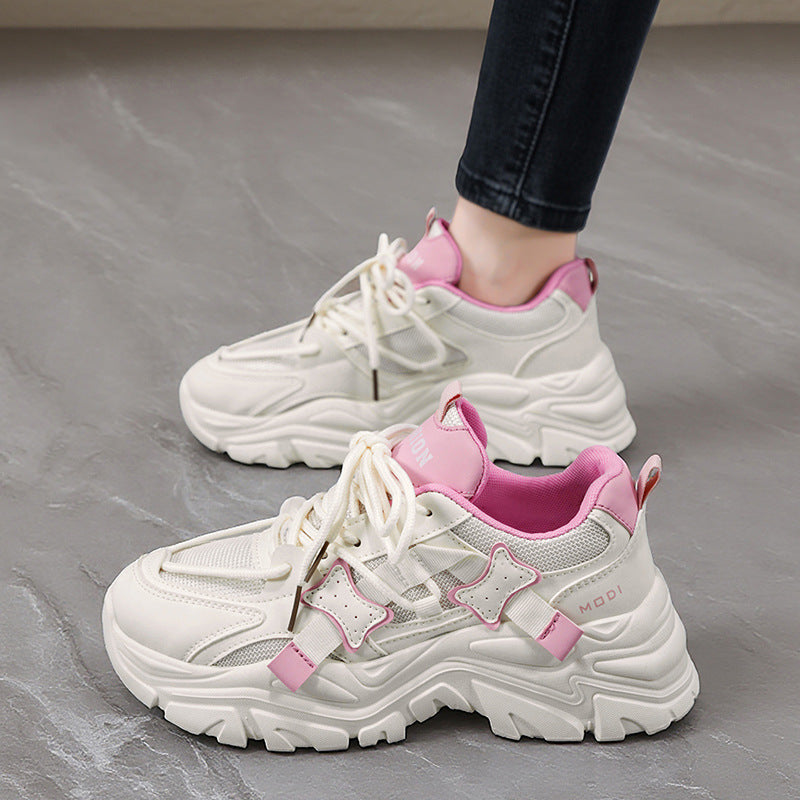 Damen Sportliche Chunky Sneakers mit modischem Design und stabiler Sohle R&B