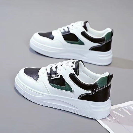Damen modische Plateau-Sneaker mit atmungsaktiver Oberfläche und extra Dämpfung R&B