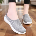 Damen Bequeme und atmungsaktive Slipper mit elastischem Obermaterial R&B
