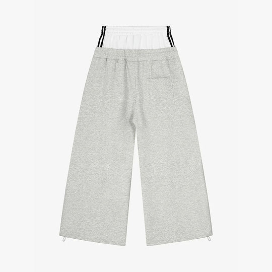 Damen Modische Sweathose mit weitem Schnitt und Sportstreifen R&B