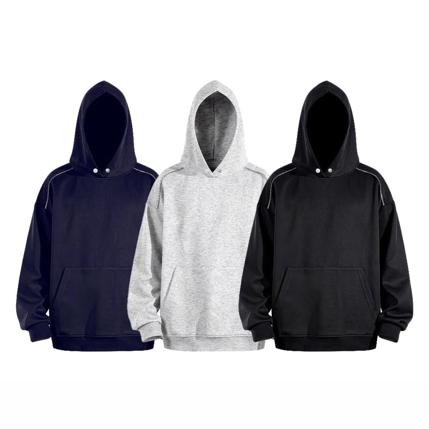 Damen Kapuzenpullover aus weichem Fleece mit praktischen Taschen